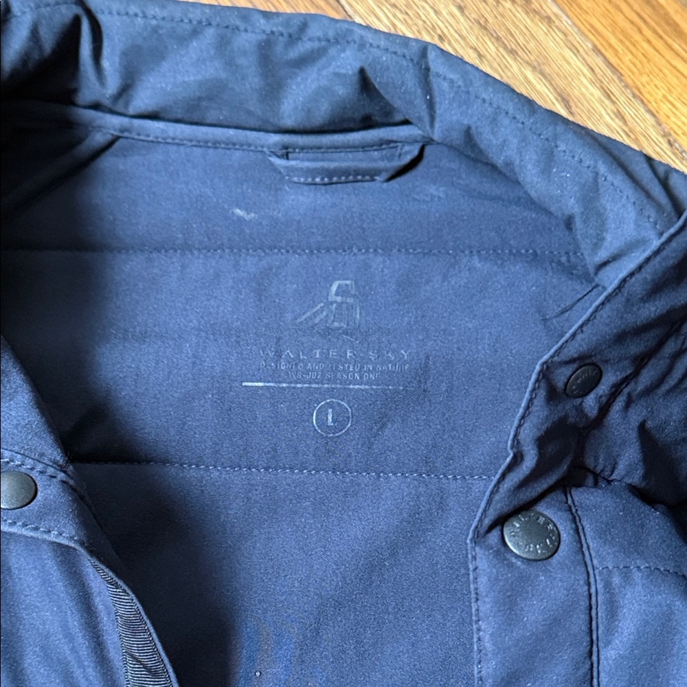 Walter Sky Men's navy Quilted Jacket l WS-J02 - Picture 5 of 9